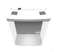 DAZZLEEX Petit aquarium avec un système de filtration à trois couches avec pompe silencieuse intégrée pour élever des poissons de combat, des crevettes, des poissons rouges pour la maison et le bureau