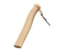 DAZZLEEX Petite poignée de hache en bois massif, design ergonomique pour une prise en main confortable et un contrôle amélioré, accessoire de jardin fait à la main et poli lisse (type C)