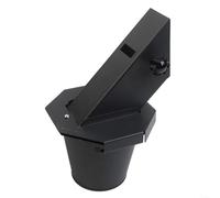 DAZZLEEX Plateau avec tube carré de 1,6 mm de large et design coulissant à 45° pour la gestion de la graisse du barbecue, comprend un plateau en métal résistant à la rouille et 10 feuilles d'aluminium