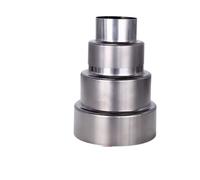 DAZZLEEX Raccord réducteur de conduit de cheminée en acier inoxydable 120 mm/60 mm