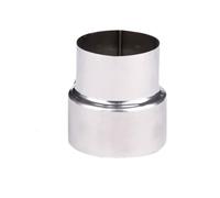 DAZZLEEX Raccord réducteur de conduit de cheminée en acier inoxydable 90 mm/80 mm