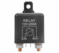 DAZZLEEX Relais de voiture DC 12 V 200 A normalement ouvert Power Start 4 broches Isolateur de batterie WM686 M6 Terminal RL180 Interrupteur d'alimentation de voiture