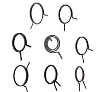 DAZZLEEX Ressorts de rechange pour poignée de porte, 5 pièces en acier inoxydable noir à torsion FMTB-MSA