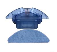 DAZZLEEX Serpillière de rechange avec chiffon pour aspirateur robot Navi N600, Panda et Puron PR10, grande capacité, design anti-fuite transparent, recharge facile