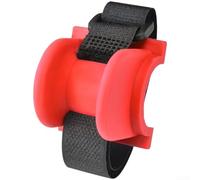 DAZZLEEX Support de canne à pêche en forme de U avec poignée souple en TPE pour bateau, pont de montage, sangle réglable, support de canne à pêche portable pour la pêche en bord de mer, noir (fond