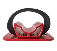 DAZZLEEX Support fixe en alliage d'aluminium pour roues arrière de vélo de toit VTT avec fixation en nylon pour le transport en voiture (rouge)