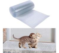 DAZZLEEX Tapis de protection en PVC transparent pour chat - Anti-rayures - Peut être coupé à la taille dont vous avez besoin (38 x 112 cm)