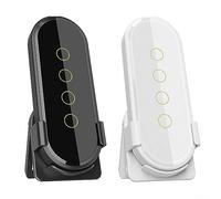 DAZZLEEX Télécommande pour ZigBee pour Tuya, interrupteur intelligent WiFi, interrupteur à distance sans fil pour ZigBee 4 Gang, 12 scènes (blanc)