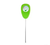 DAZZLEEX Testeur d'humidité du sol et de pH pour jardinage domestique avec échelle 1-10 et plage de pH 3-8 - Détecteur de métaux et plastique vert pour plantes en pot (humidimètre)