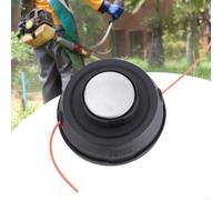 DAZZLEEX Tête de débroussailleuse en aluminium avec ligne de filetage automatique pour systèmes Oregon - Coque robuste - Mécanisme de roulement efficace - Entretien de la pelouse - Bordure de haie - 1