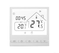 DAZZLEEX Thermostat intelligent WiFi pour chauffage au sol par application Tuya - Contrôle vocal - Contrôleur de température programmable - 5 + 2 jours - 6 périodes - Rétroéclairage AC 110-230 V - 16
