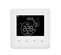 DAZZLEEX Thermostat WiFi intelligent pour chaudière à gaz électrique, système de chauffage au sol, avec télécommande, commande vocale, économie d'énergie, programmation hebdomadaire (chauffage de