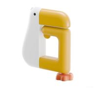 DAZZLEEX Thinking Duck Crochet pour cartable sans perçage ABS TPR Support latéral pour sac à dos de bureau pour l'organisation de la maison et du bureau Solide Rangement multifonction pour sacs