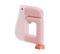 DAZZLEEX Thinking Duck Crochet pour cartable sans perçage ABS TPR Support latéral pour sac à dos pour la maison et le bureau Rangement multifonction solide et stable pour sacs, vestes, noir (rose)