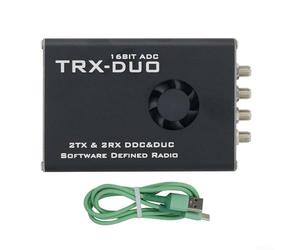 DAZZLEEX TRX-DUO Récepteur radio à double canal 10 KHz-60 MHz avec échantillonnage direct ADC 16 bits, capacité de déploiement à distance, compatible avec HDSDR et Consol