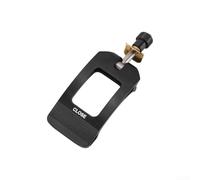 DAZZLEEX Tube de direction de vélo pliable à dégagement rapide, collier de serrage léger en alliage d'aluminium 6061 avec poignée élargie, installation facile pour Brompton (noir)