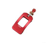 DAZZLEEX Tube de direction de vélo pliable à dégagement rapide, collier de serrage léger en alliage d'aluminium 6061 avec poignée élargie, installation facile pour Brompton (rouge)