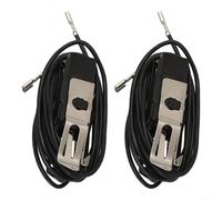 DAZZLEEX WB2X8228 Prise d'élément et kit de fil pour réparation de brûleur de cuisinière électrique, remplacement pour AP2013499 PS242972 250535, construction en métal et plastique