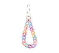 DAZZLUXE 1 chaîne colorée en Acrylique pour téléphone Portable, chaîne de téléphone Portable, Pendentif de téléphone Portable, Porte-clés, Bracelet Universel, Convient pour Toutes Les Occasions