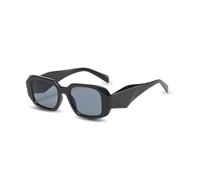DAZZLUXE 1 paire de lunettes de soleil rectangulaires, coupe carrée, lunettes de soleil irrégulières, lunettes de soleil UV400, lunettes de soleil personnalisées, cadre carré rétro des années 90