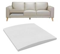 Dazzluxe Coussin De Soutien De Canapé 60 x 60 cm, Panneaux De Support Blanc pour Coussins De Canapé Affaissé, Mousse Haute Densité Incurvée De Remplacement pour Réparer Un Assise Affaissée (1 Pièce)