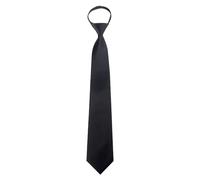 DAZZLUXE Cravate Homme, Pré-Nouée, Réglable, Fine Noire, Adaptée à La Danse et Cérémonie de Mariage