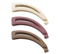 DAZZLUXE Lot de 3 barrettes à cheveux bananes pour cheveux - Pinces à cheveux pour femmes avec cheveux fins - Rétro - Pinces à cheveux pour femme