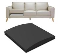 Dazzluxe Mousse De Réparation De Canapé 60x60cm, Support De Coussin De Canapé pour Assises Affaissée, Panneau De Soutien Incurvé en Mousse Haute Densité À Placer sous Les Coussins, Noir, Lot De 1