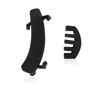 DAZZLUXE Support d'épaule universel pour violon 4/4 et 3/4, silencieux inclus, noir