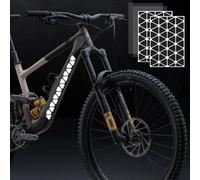 DAZZTIME Autocollant Reflechissant,2 Pièces Réflecteurs De Visibilité Nocturnes,Set D'autocollants Réfléchissants,Stickers Réfléchissants pour la Visibilité de Nuit,pour Casque Moto,Vélo