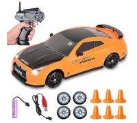 DAZZTIME Voiture Télécommandée Drift,RC Drift Car,1:24 RC Car,avec 2,4 GHz Télécommandes,30 km/h,Voiture Radiocommandée Adulte,pour Enfant Adulte Anniversaire Cadeau