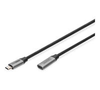 [DB-300230-010-S] DIGITUS USB-C/M vers USB-C/F PD, 60 W, Gen1 Câble d'extensi...