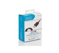 Digitus Câble HDMI Highflex Mini‑HDMI (Type‑C) vers Type A UD 4K 2 m – ARC, CEC, 3D
