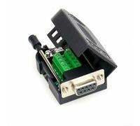 DB-9 D-Sub Adaptateur série 9 broches PVC DB-9 D-Sub série 9 broches | Boîtier en PVC, fermeture à vis, pour une construction robuste, pour des applications industrielles, montage facile
