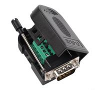 DB-9 D-Sub Adaptateur série A sans soudure pour carte de rupture avec raccord Sc RS232/RS485 Contacts en cuivre pur Boîtier en PVC (mâle + vis)
