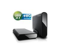Fantec DB-ALU31 Boîtier HDD Noir 3.5"