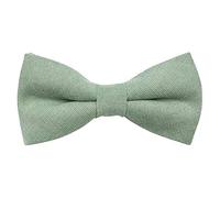 DB Dickie Bow Children's Cotton Blend Bow Tie Noeud Papillon Enfant, Vert Sauge, Length 10cm, Width 5cm. Garçon