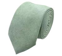 DB Dickie Bow Cravate de luxe en coton mélangé pour homme, vert sauge, Length: 145cm. Width: 7cm