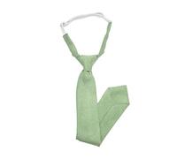 DB Dickie Bow Cravate élastique de luxe en coton mélangé vert sauge, vert sauge, taille unique