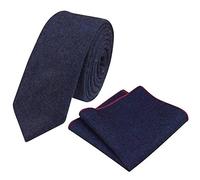 DB Dickie Bow Ensemble cravate et carré de poche en laine pour homme
