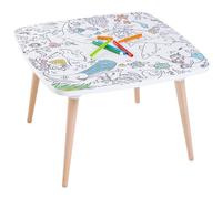 DB Kids Coloritable | Table à Colorier pour Enfant | Dessin et Coloriage à l'eau sans Fin | Table d'Activité en Bois | Inclus 8 Feutres | Montessori 3 Ans et + (La Plongée)