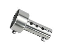 DB Killer 42mm Silencieux d'échappement de moto réglable universel | Baceyong Chicane echappement moto 42 mm/1,7 pouces Argent Silencieux pour moto