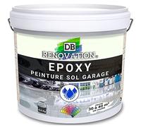 DB Rénovation Peinture Résine Epoxy sol béton Garage, parking - Gris platine 4,5KG Prêt à l'emploi - Trafic intense - Etanche