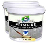 DB Rénovation Primaire Sol Forte adhérence - Stabilise le béton avant peinture époxy - Haute Protection humidité 7L