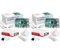 db-tronic Raspberry Pi 4 8 Go Starter Kit | Édition 64 Go | Alimentation 15 W | Boîtier | Micro HDMI 4K | Dissipateurs | idéal pour Home Assistant et Le Smart Home (Lot de 2)