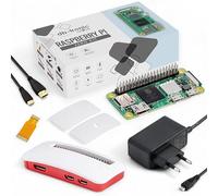 db-tronic Raspberry Pi Zero 2 WH 512 Mo Starter Kit | Alimentation 13 W | Boîtier avec 3 couvercles | Mini HDMI | Câble caméra | avec Barrette GPIO | idéal pour Home Assistant et Le Smart Home