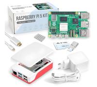 DB-tronic Starter Kit pour Raspberry Pi 5 16 Go | Édition 128 Go | Alimentation 27 W | Boîtier avec Ventilateur | Micro HDMI 4K | Dissipateur | idéal pour Home Assistant et Le Smart Home