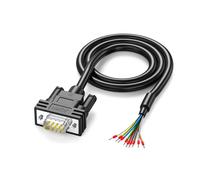 DB15 Parallel Port Wire DB9 DB15 DB25 Male Female Connectors Wire 9/15Core Single Head Wire for Connecting Electronic Multicolor