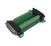 DB25 Carte adaptateur de bornier mâle vers femelle, connecteur de relais sans soudure pour câblage industriel, panneaux de commande électriques et installations sur le terrain