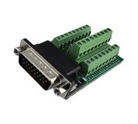 DB26 Bornier 26 broches sans soudure pour PCB Vert 69 mm Terminal DB26 | EVA Insulated Base, 69x39.5x20.5mm Compact Size, Tool-free Installation, for ideal For Security Equipment